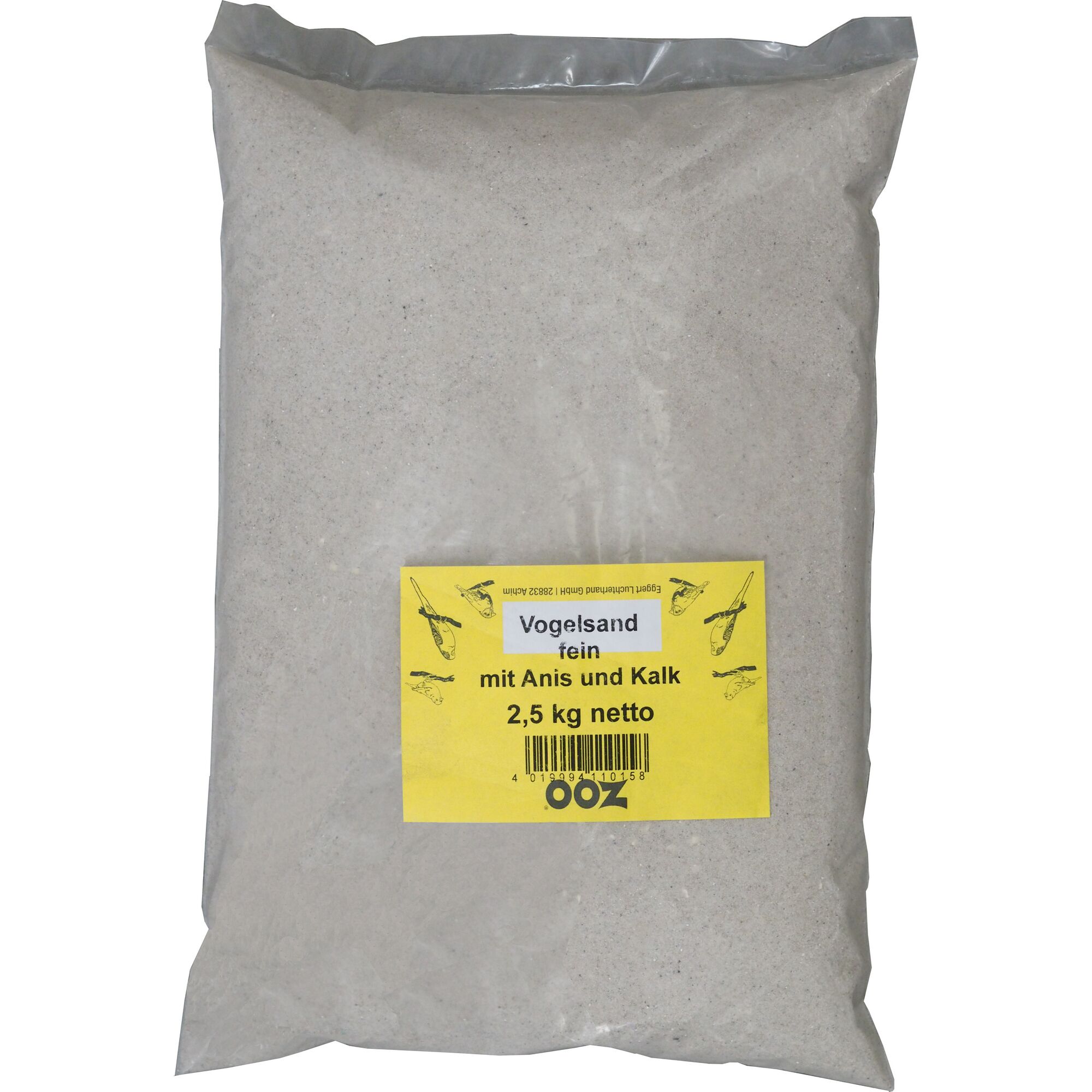 Vogelsand fein, mit Anis und Kalk, 2,5 kg