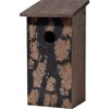 Nistkasten Holz mit gemusterter Front