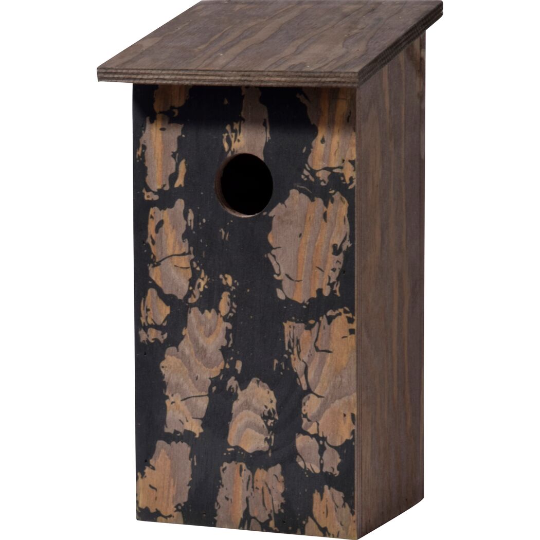 Nistkasten Holz mit gemusterter Front