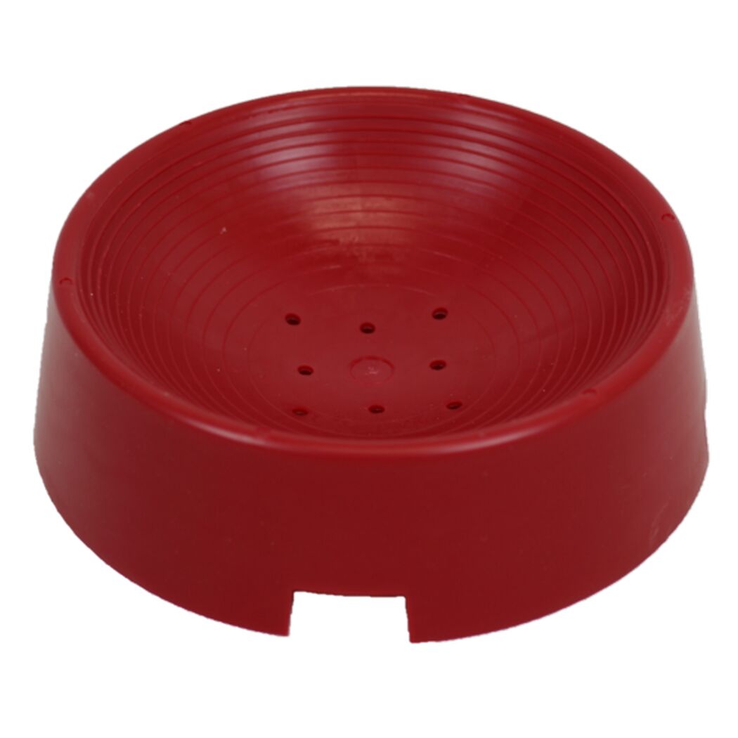 Rote PVC-Nistschale für Tauben
