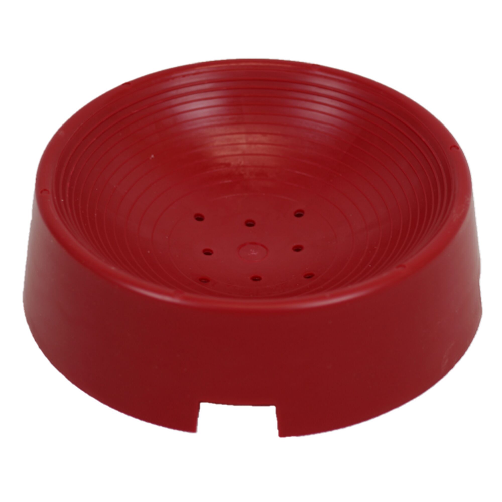 Rote PVC-Nistschale für Tauben