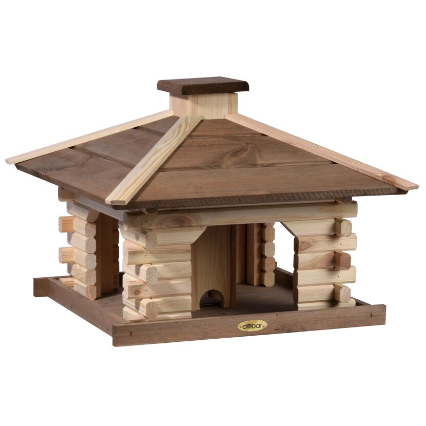 Vogelhaus Blockhaus aus Holz von Dobar