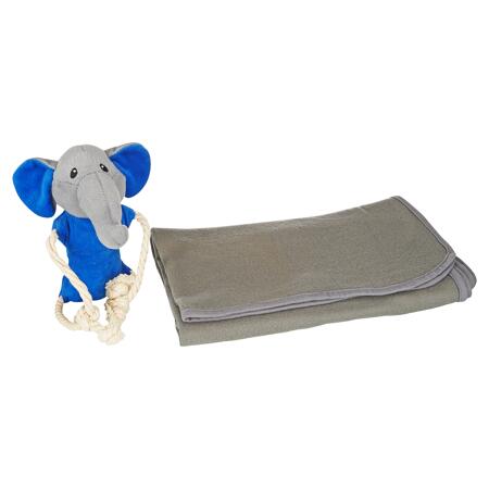 3. Bild von Hundespielzeug Elefant mit Decke 95 x 70 cm
