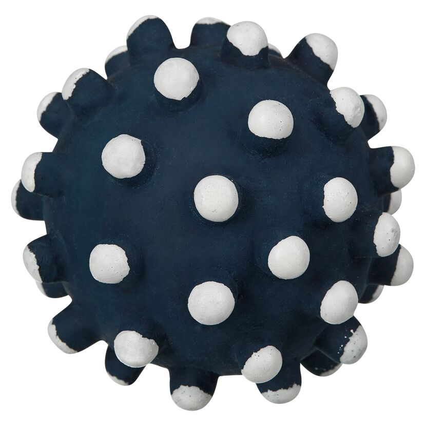 Blauer Igelball mit weißen Noppen