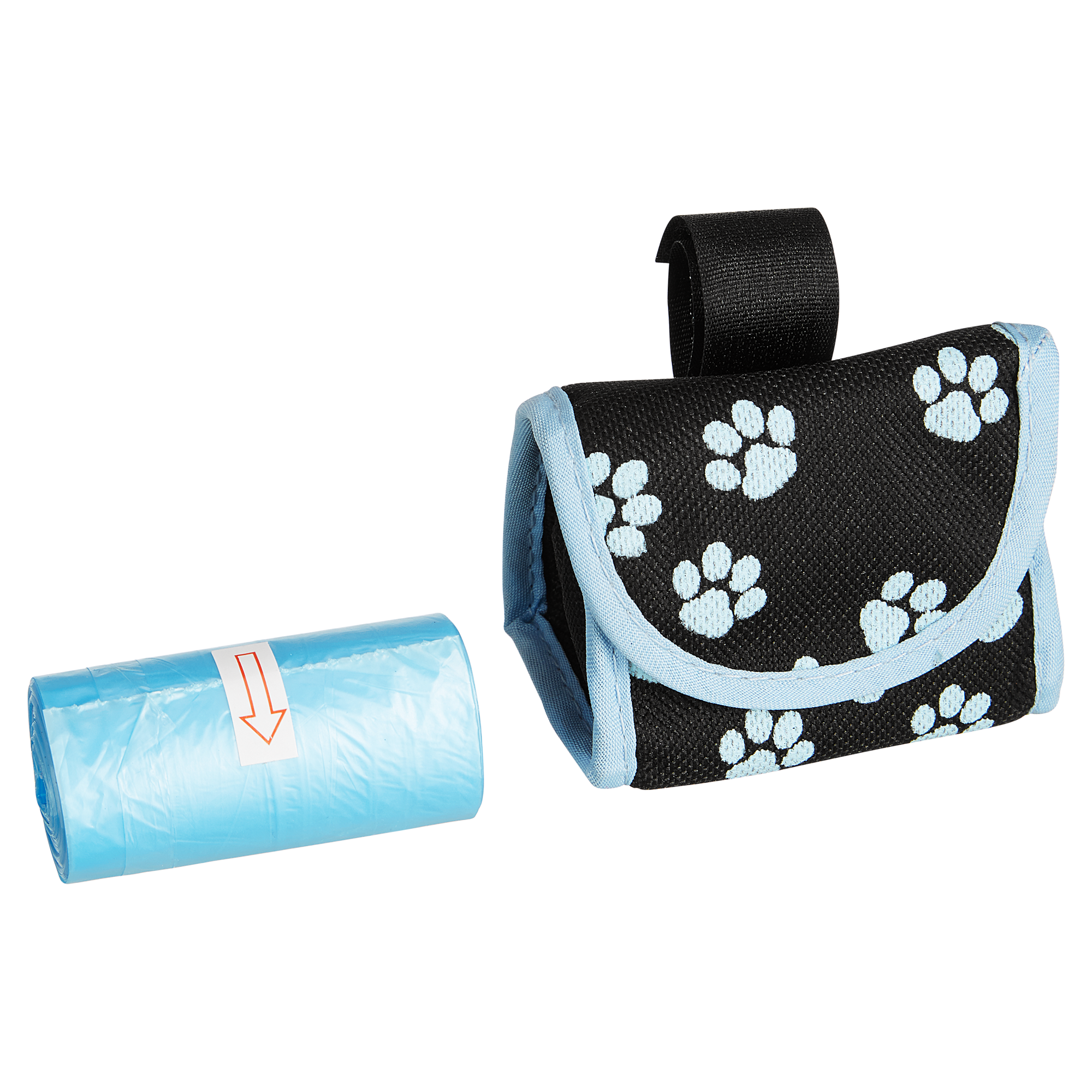 Aufbewahrungstasche für Hundekotbeutel "Easy Bag Holder" schwarz/blau + product picture