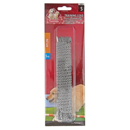 3. Bild von Hundeführleine Nylon grau Gr. S 5 m