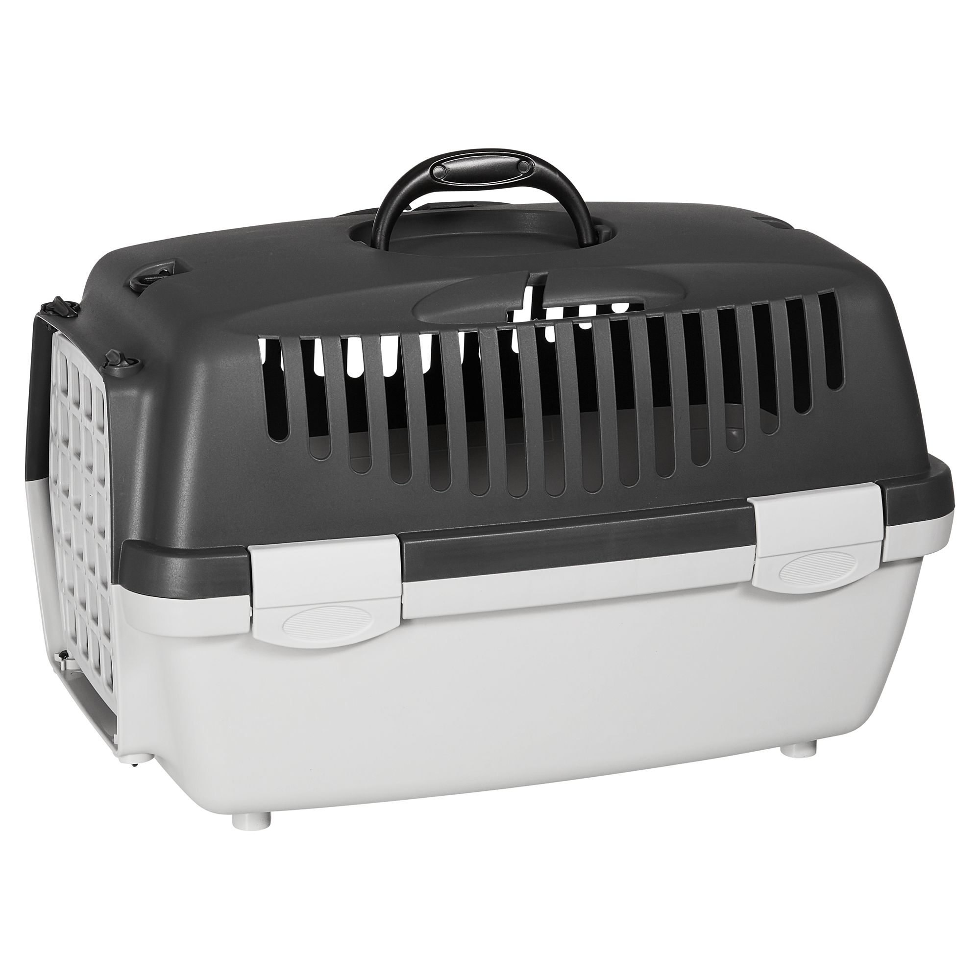 Transportbox für Haustiere Grau und Schwarz 48x32x31 cm PP 48 x 32 x 31 cm  online kaufen 