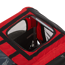 Verkleinertes Bild von Fahrradanhänger rot/schwarz 38 x 37 x 58 cm Gr. S