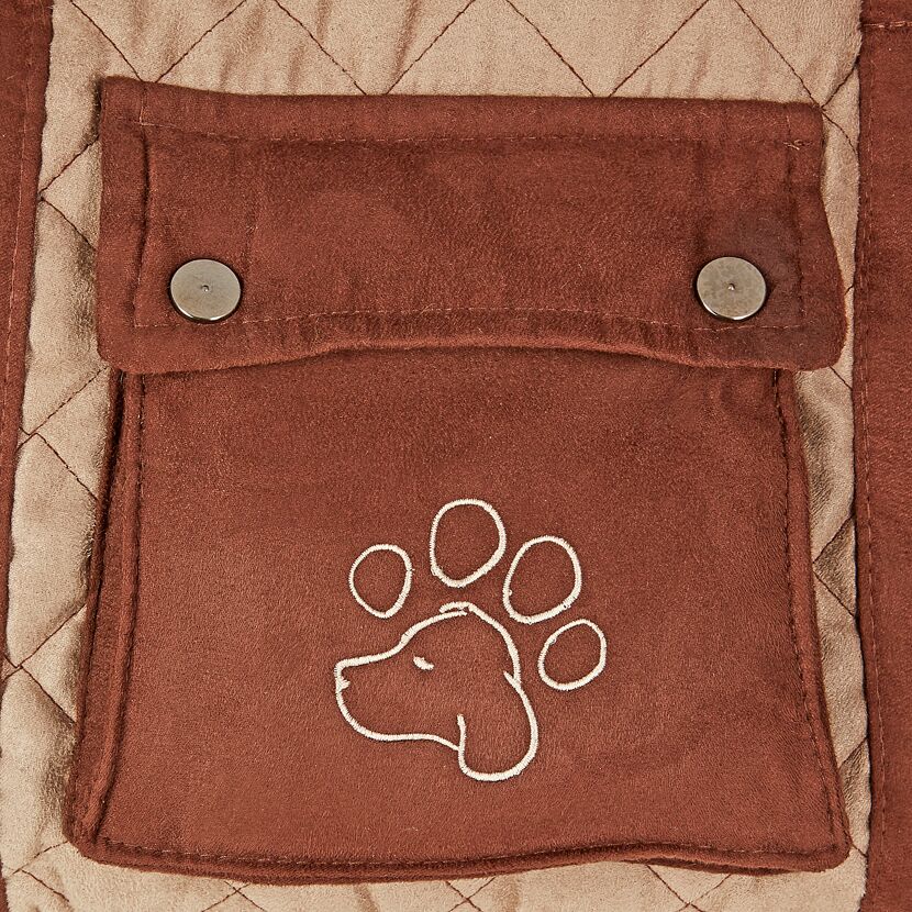 Hunde-Transporttasche "Jayden" Polyester/Schaumstoff beige 28 x 21 x 50 cm