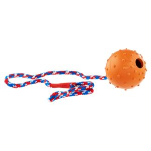 Hundespielzeug "Catch!" Gummiball mit Seil mehrfarbig Ø 7 cm