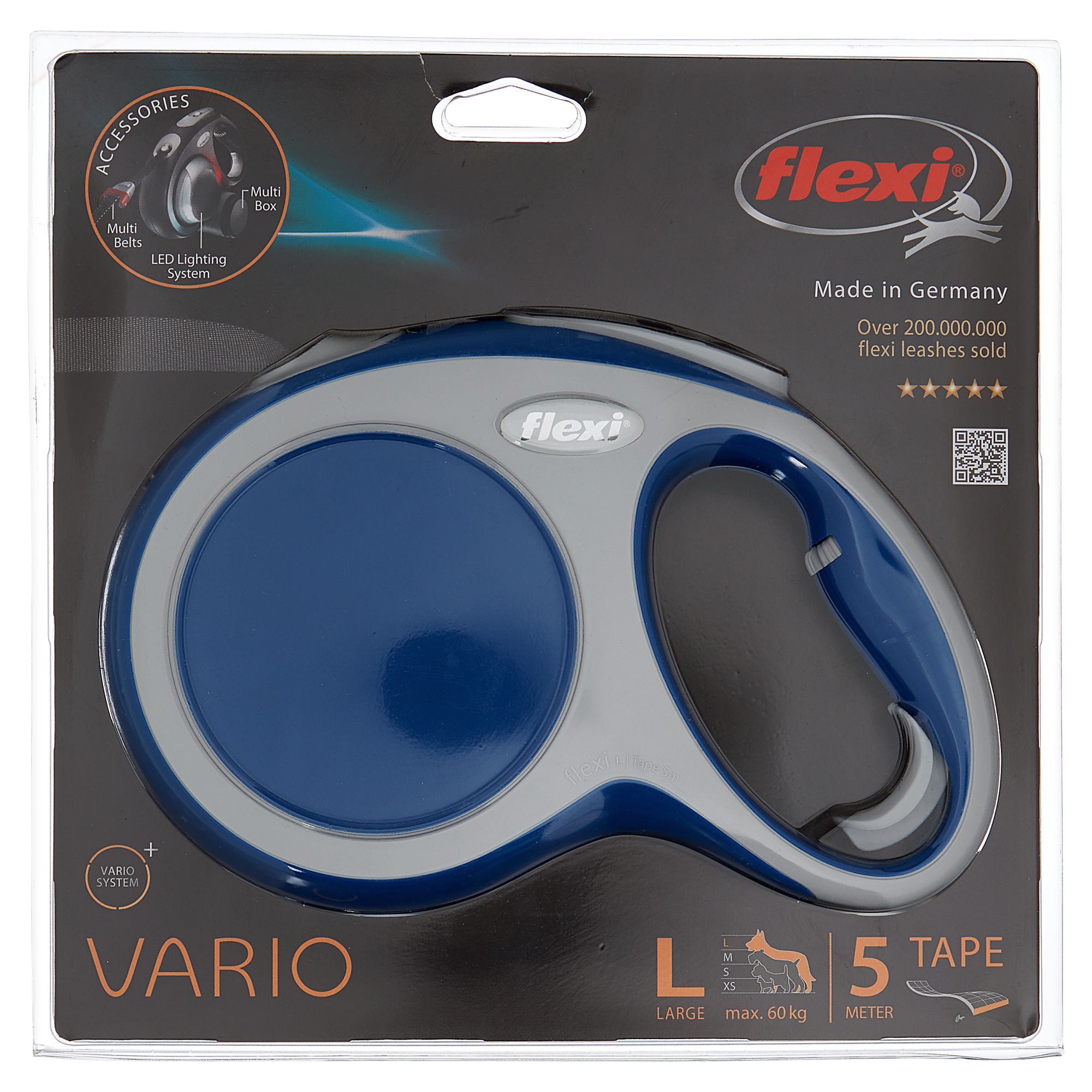Flexi-Hundeleine 'Vario' blau Gr. L 5 m + product picture