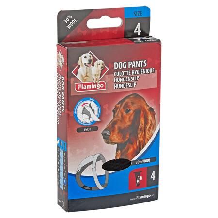 3. Bild von Hundeslip Acryl/Wolle schwarz Gr. 4 Ø 50 - 59 cm