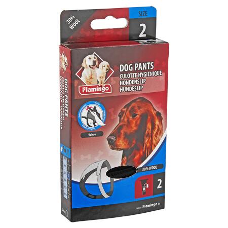 3. Bild von Hundeslip Acryl/Wolle schwarz Gr. 2 Ø 32 - 39 cm
