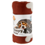 Hundedecke Knochenmuster Polyestervlies 100 x 70 cm braun