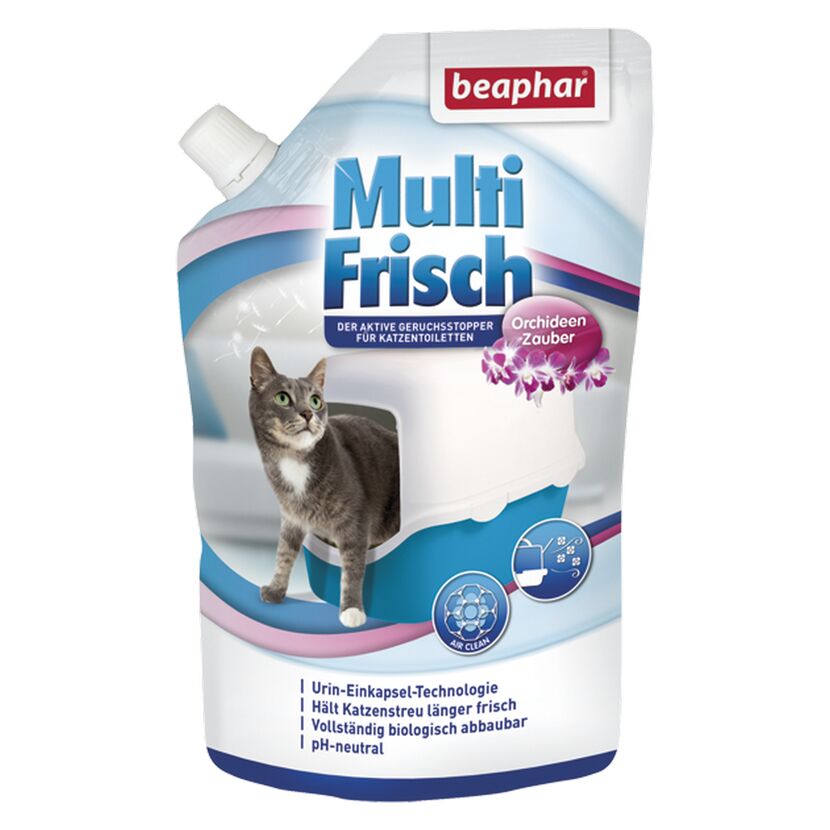 Geruchsstopper für Katzentoiletten 'Multi Frisch' Orchidee 400 g