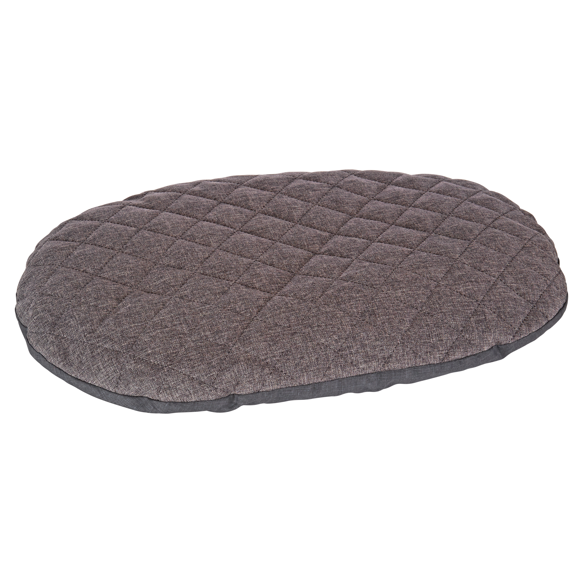 Hundekissen "Mano" oval Polyester/Baumwolle grau 60 cm + product picture