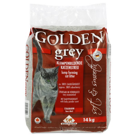 Bild von Katzenstreu klumpend 14 kg Babypuderduft