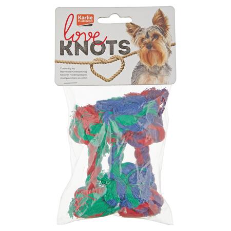 3. Bild von Hundespielzeug Kauseile Mini bunt 3 Stück