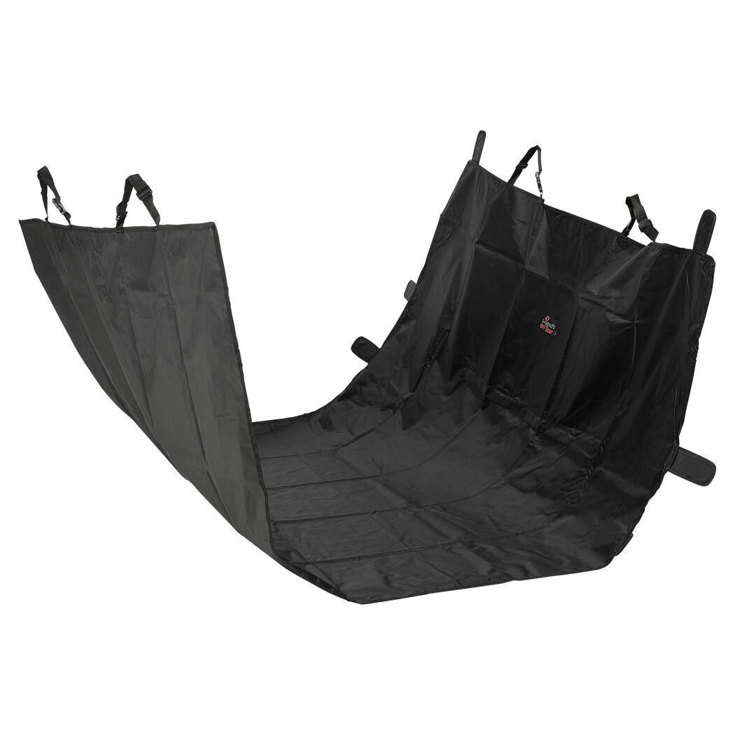 Auto-Schondecke Polyester schwarz 160 x 145 cm