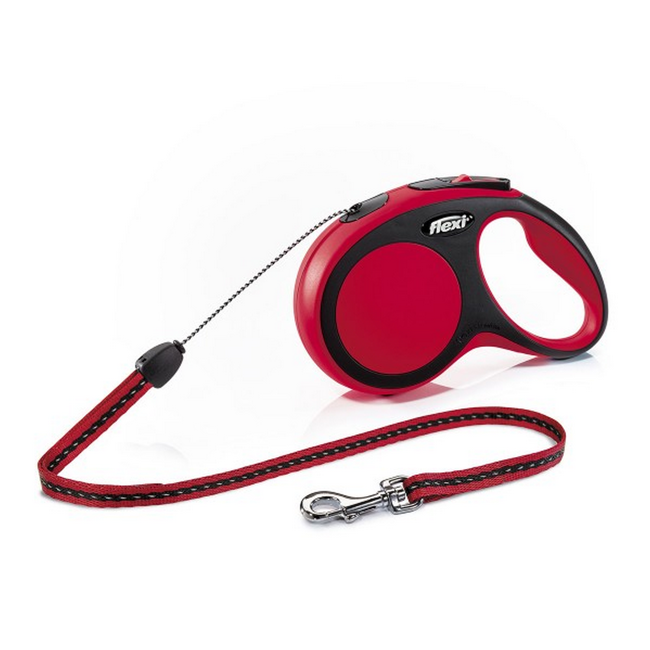 Bild von Hunde-Seilrollleine 'New Comfort' rot Größe S max. 12 kg 8 m
