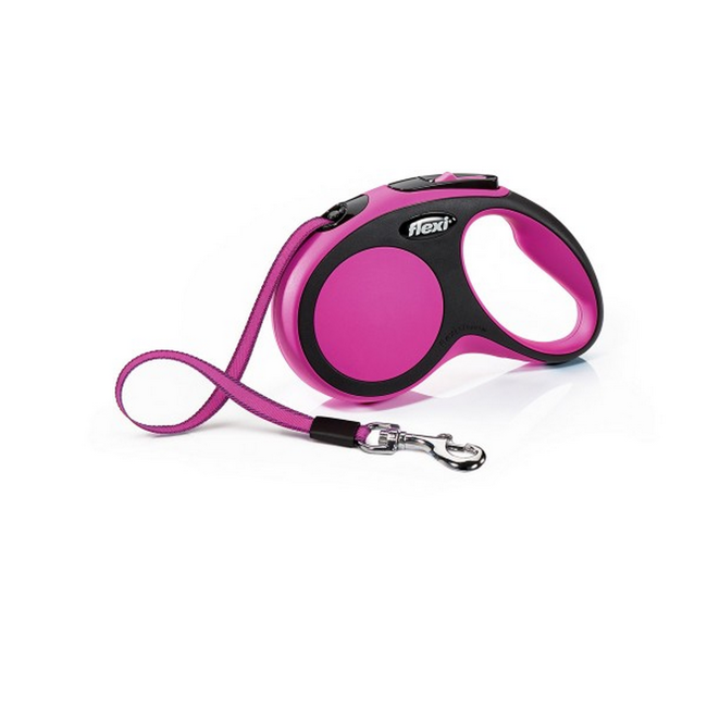 Bild von Hunde-Gurtrollleine 'New Comfort' pink Größe S max. 15 kg 5 m