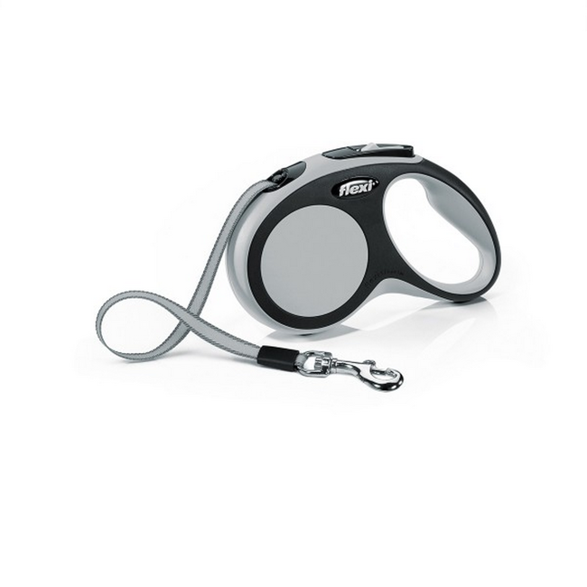 Bild von Hunde-Gurtrollleine 'New Comfort' grau Größe S max. 15 kg 5 m