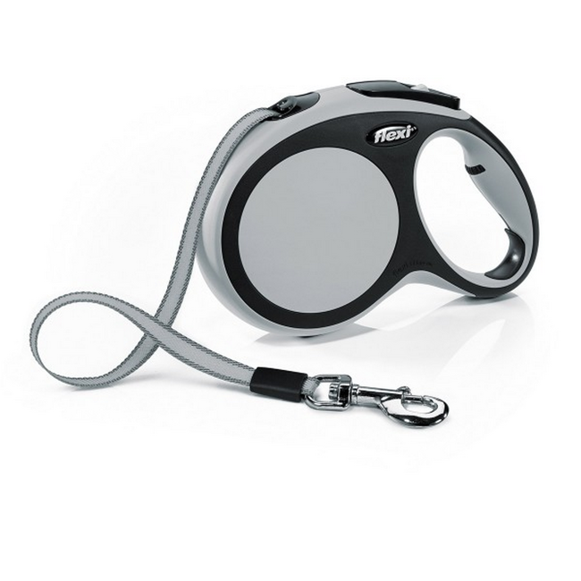 Bild von Hunde-Gurtrollleine 'New Comfort' grau Größe L max. 50 kg 8 m