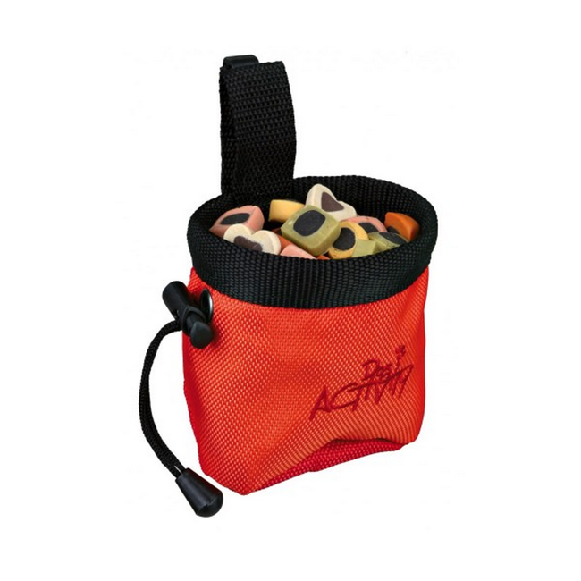 Bild von Hunde-Snack-Beutel 80 x 100 mm rot/schwarz sortiert