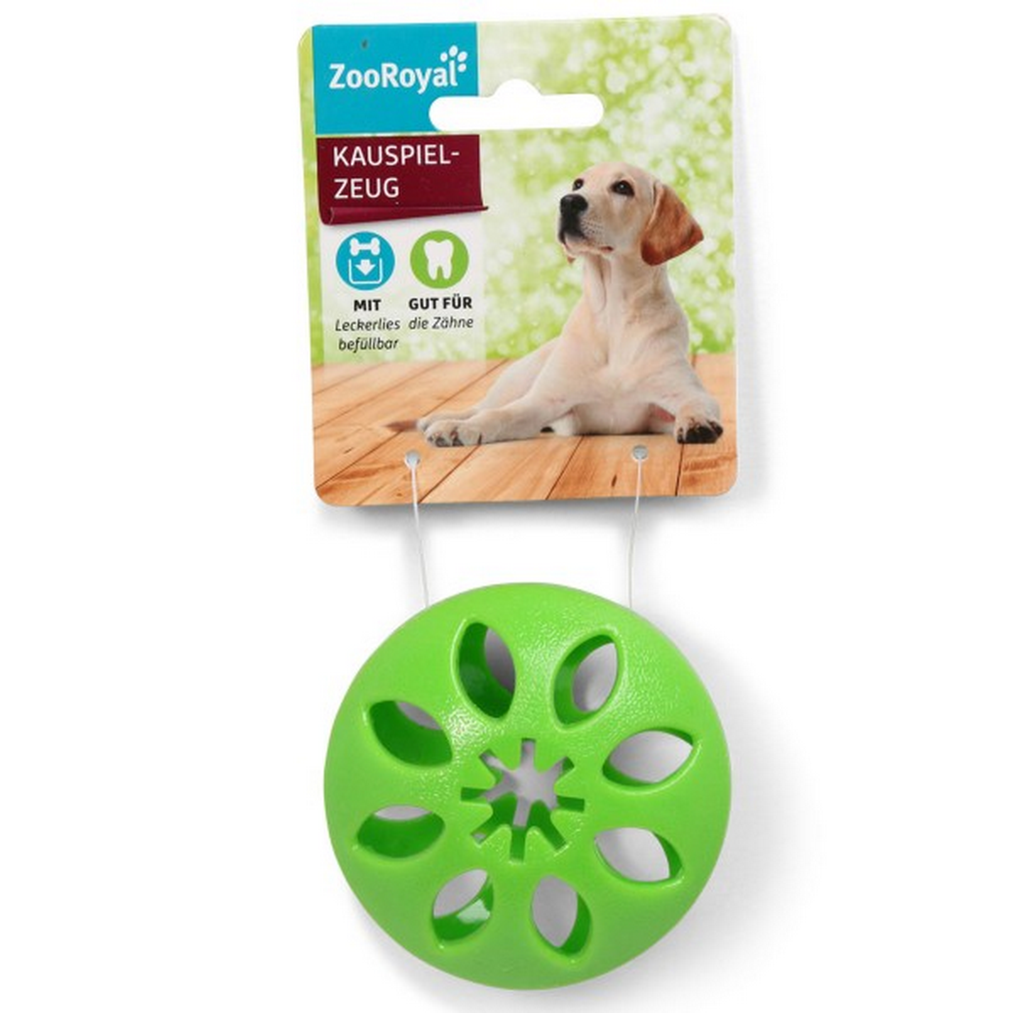 Hunde-Kauspielzeug grün 45 mm + product picture