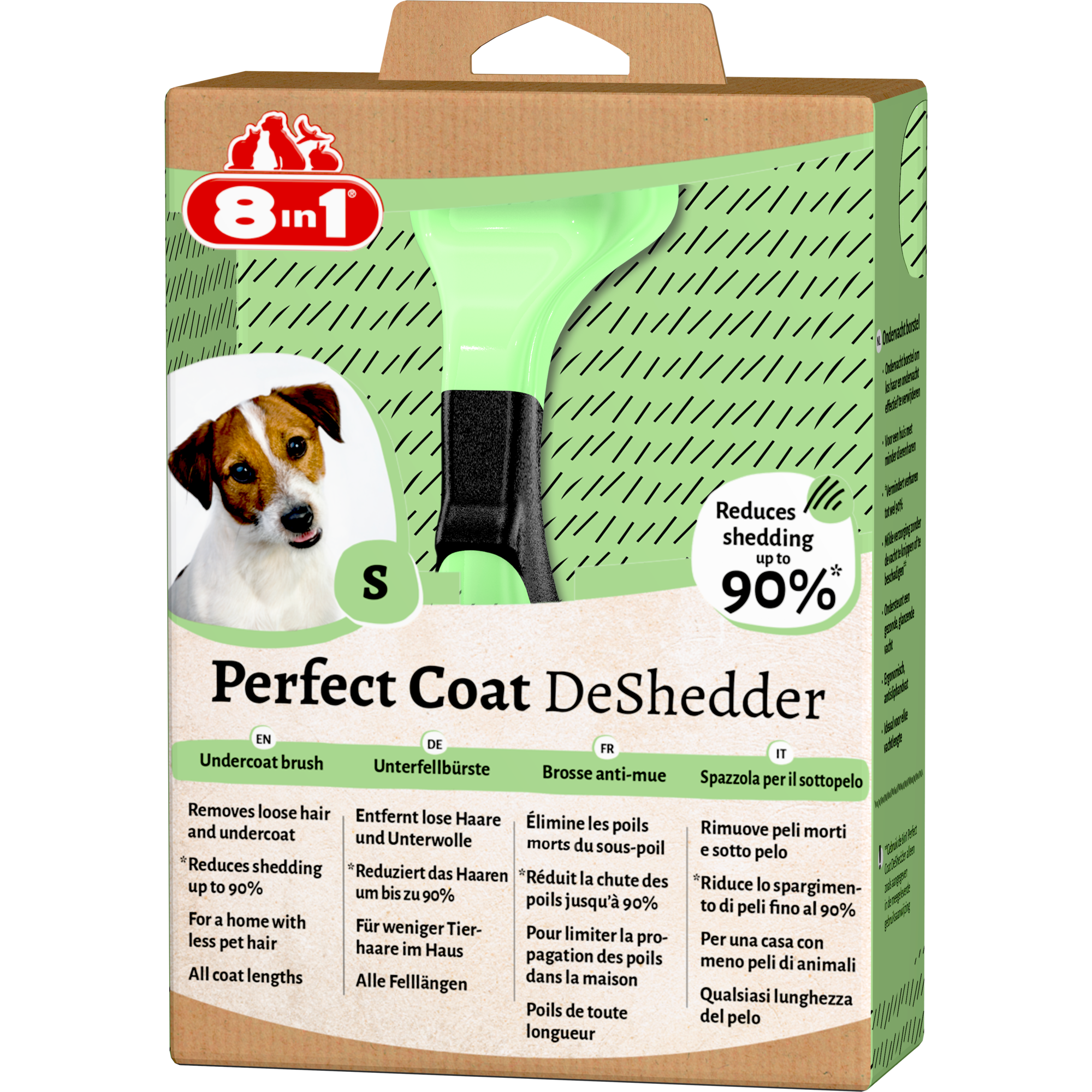 Unterfellbürste 'Perfect Coat DeShedder Hund S' + product picture