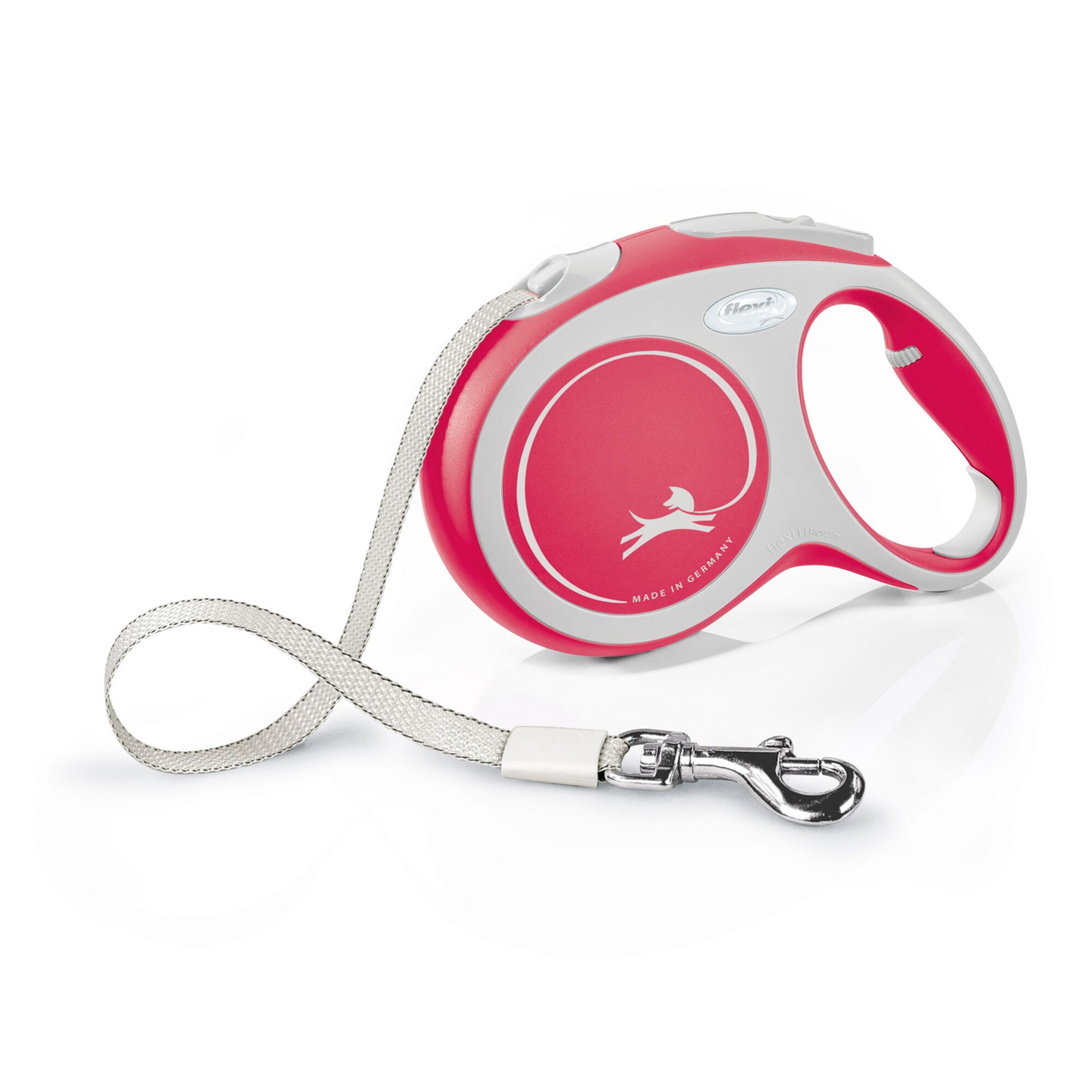 Flexi Roll-Leine Comfort L, rot, 5 m, bis 60 kg