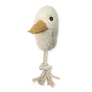 Kauspielzeug Ente beige Latex 28 cm