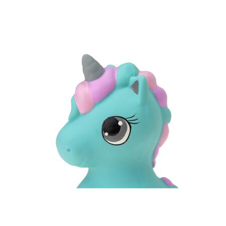 3. Bild von Kauspielzeug Einhorn hellblau Latex 11 cm