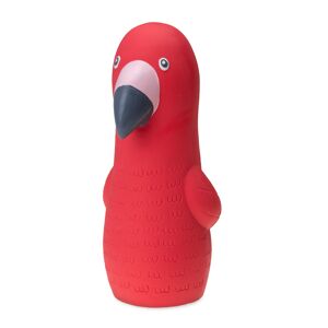Kauspielzeug Vogel rot Latex 19,5 cm