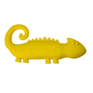 Apportierspielzeug Reptilie gelb Latex 19,5 cm