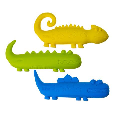 3. Bild von Apportierspielzeug Reptilie grün Latex 19,5 cm