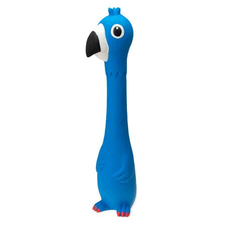 2. Bild von Apportierspielzeug Vogel blau Latex 40 cm
