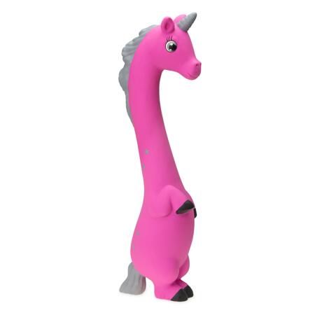3. Bild von Apportierspielzeug Einhorn Latex pink 40 cm