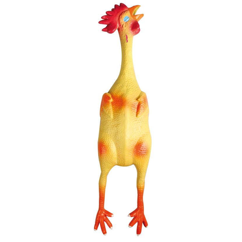 Quietschendes Huhn aus Latex