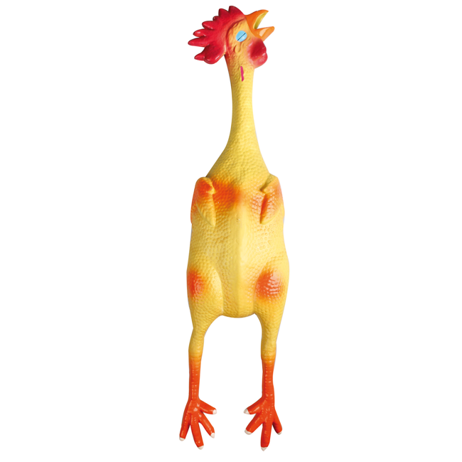 Bild von Latexhuhn orange 49 cm