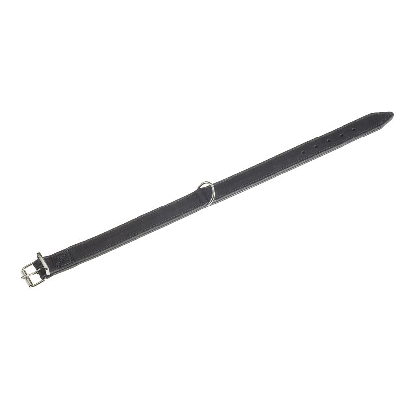 Schwarzes Hundehalsband Rondo, 42 cm