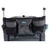 Fahrradanhänger Gr. S für Hunde bis 15 kg faltbar grau/schwarz 58 × 74/114 × 93 cm