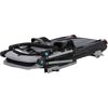 Fahrradanhänger Gr. M für Hunde bis 22 kg faltbar grau/schwarz 63 × 95/132 × 90 cm