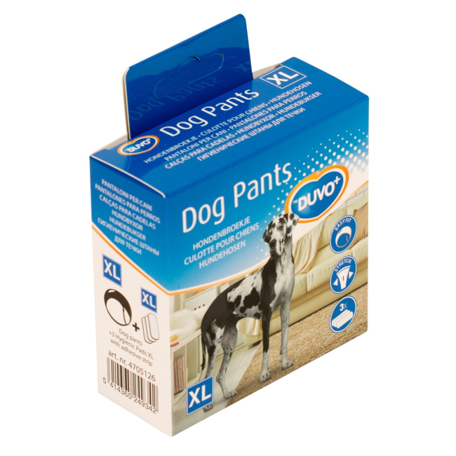 Bild von Schutzhose für Hunde schwarz 12,5 x 50-59 cm