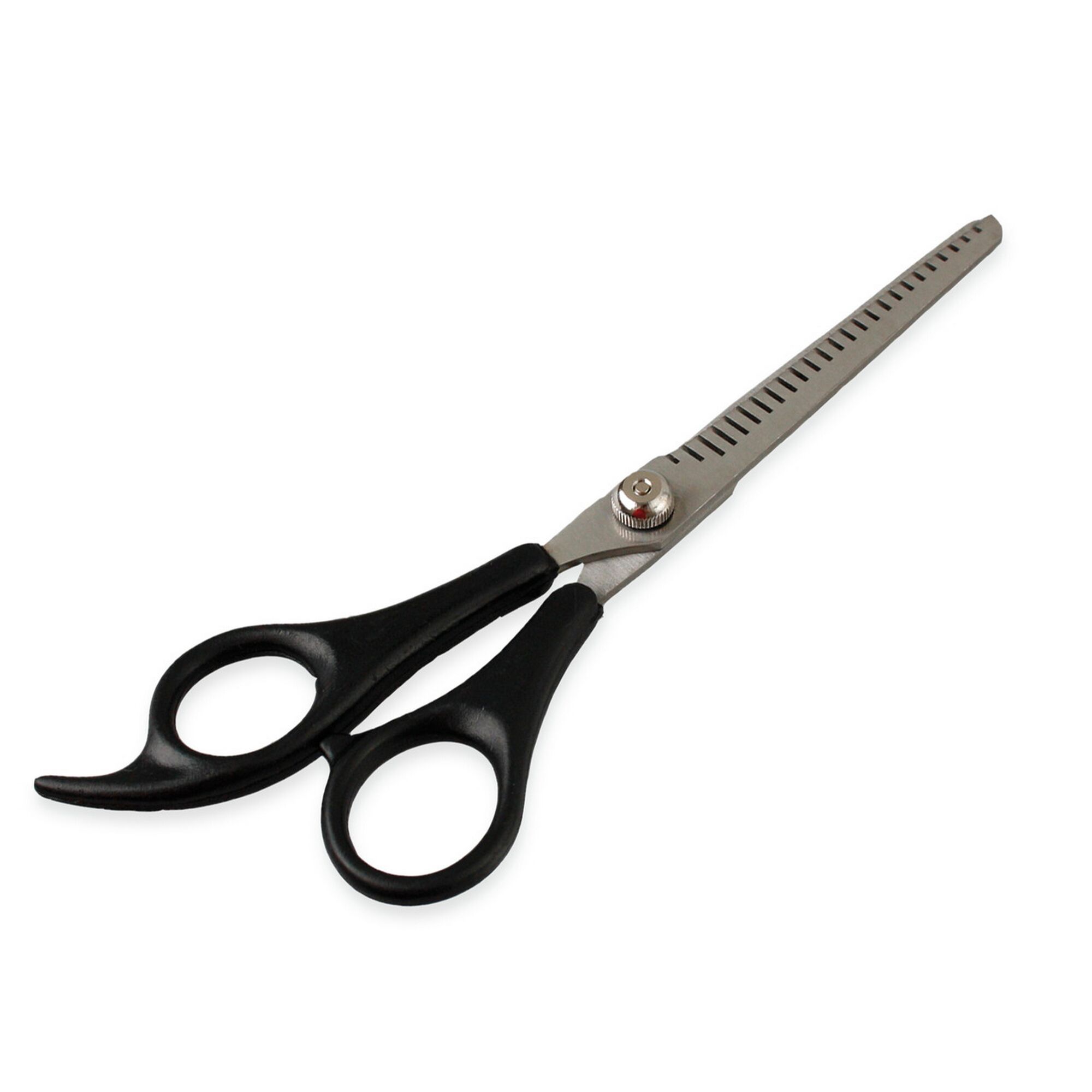 Effilierschere mit schwarzem Griff