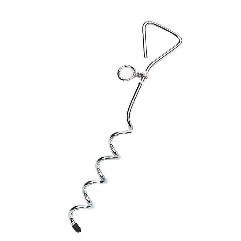 Metallene Anlegespirale mit Öse und Spitze
