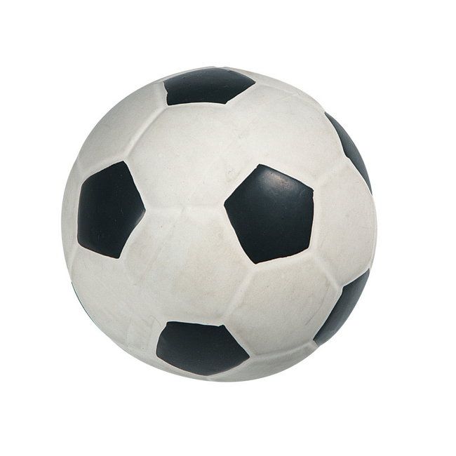 Bild von Hundespielzeug gefüllter Fussball aus Latex
