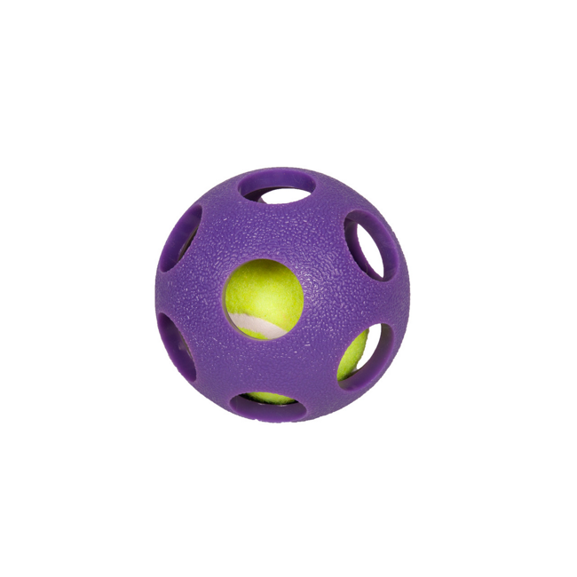 Bild von Hundespielzeug 'Asteroid' Ball + Tennisball 9 cm