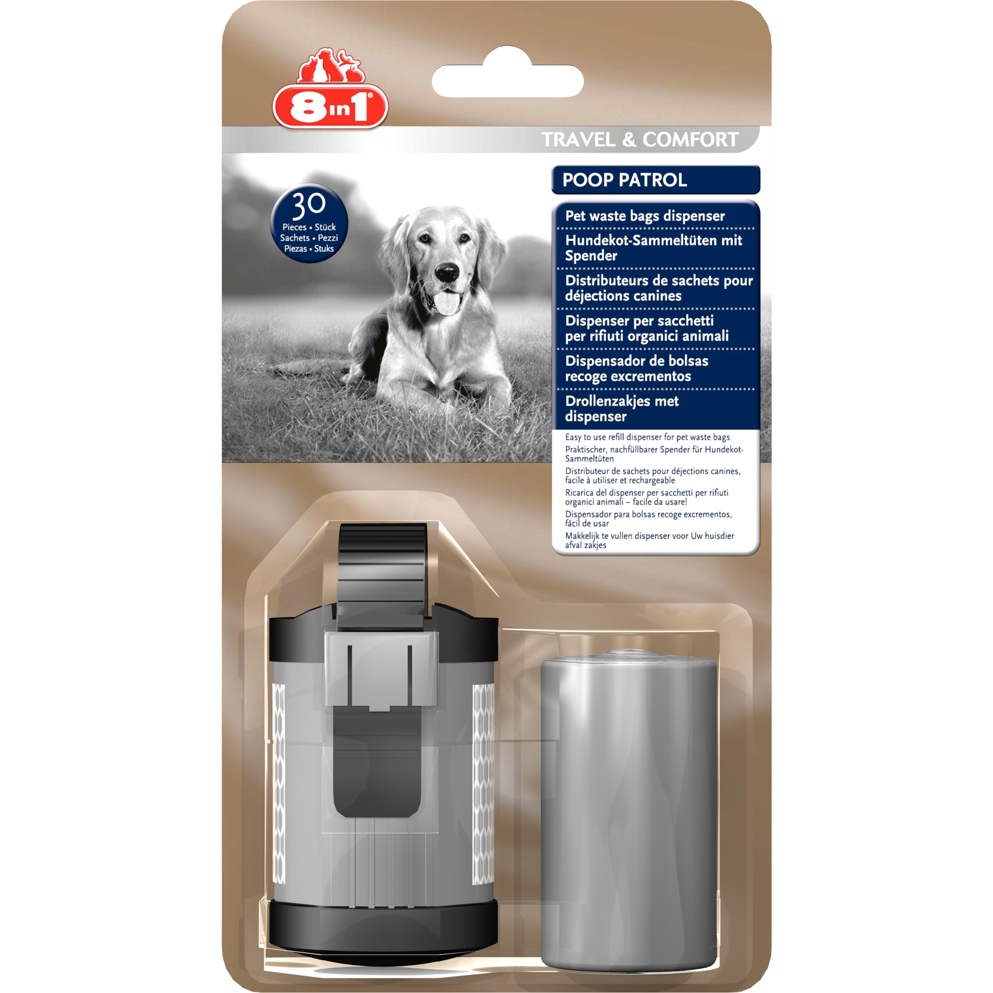 Hundekotbeutel und Spender + product picture