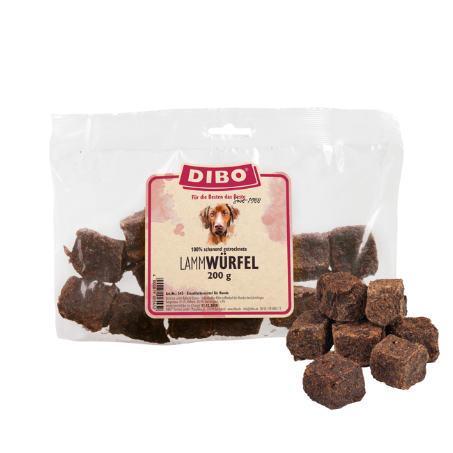 Bild von Hundesnack Lammwürfel getrocknet 200 g